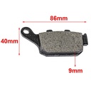 PASTILLA DE FRENO HONDA 547 TRANSALP HAWK DELAN/TRAS HYD (035)