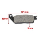 PASTILLA DE FRENO HONDA CBR 1000 / VFR 750 / ZZR 600 DELANTERA HYD (036)