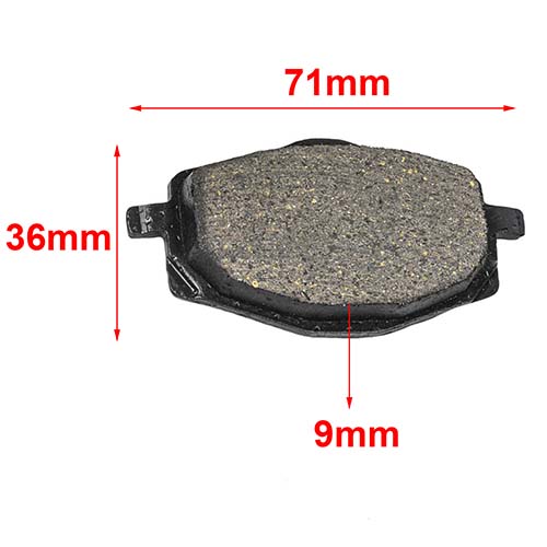 PASTILLA DE FRENO YAMAHA XTR 350 HYD (040)