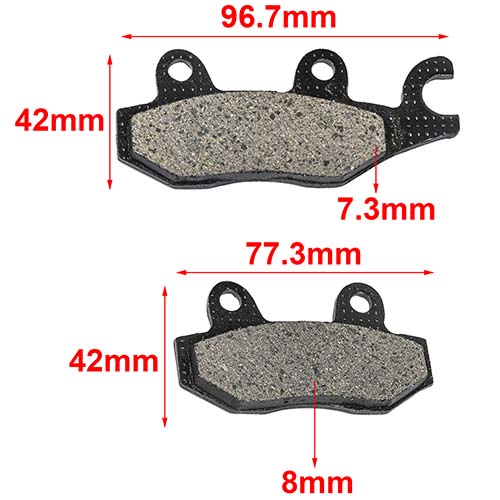 PASTILLA DE FRENO SUZUKI RM 125 / DR 250 / YAMAHA XT 600 / YZ 125 HYD (058)