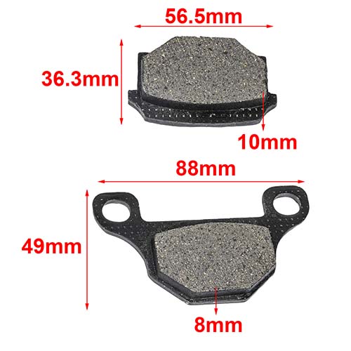 PASTILLA DE FRENO SUZUKI 125 / ZANELLA 125 / JUKI HYD (095)