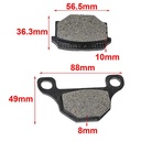 PASTILLA DE FRENO SUZUKI 125 / ZANELLA 125 / JUKI HYD (095)