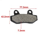 PASTILLA DE FRENO KYMCO 125 / CUSTOM HYD (096)