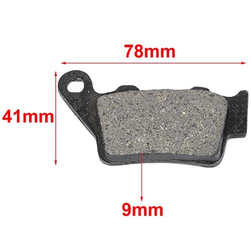 PASTILLA DE FRENO HONDA CB 500 99 TRASERO / BETA / KTM / TM HYD (100)