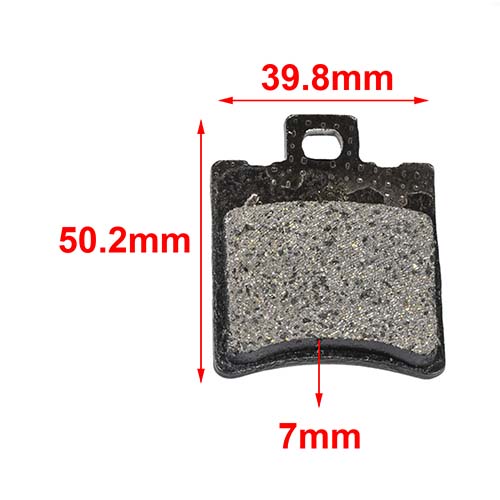 PASTILLA DE FRENO PIAGGIO TRASERA HYD (116)