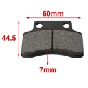 PASTILLA DE FRENO KYMCO 125 DELANTERA HYD (120)