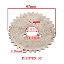 ENGRANAJE DE DISTRIBUCION (CEMENTADO) GUERRERO 110 TRIP/ FUTURE CREUSO (573-000)