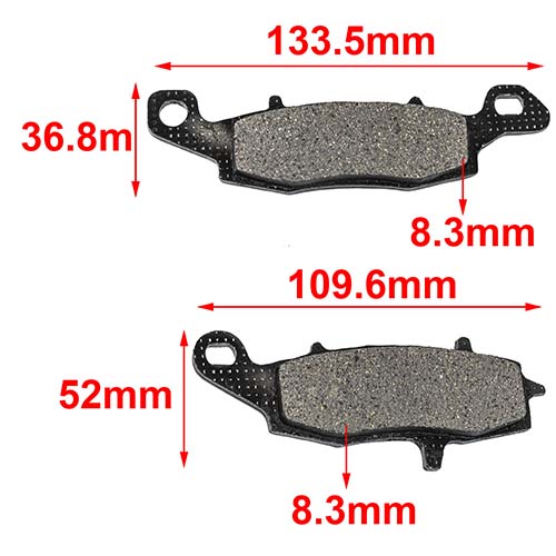 PASTILLA DE FRENO KAWASAKI ZR 750 / GPZ 1100 / KLR 650 HYD (122)