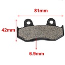 PASTILLA DE FRENO HONDA ATV / TRX 250 / ATC 250 / 350 HYD (126)