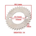 ENGRANAJE DE DISTRIBUCION (CEMENTADO) HONDA 200 XL (ARBOL DE LEVA) CREUSO (551-000)