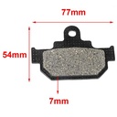 PASTILLA DE FRENO SUZUKI VL 125 Y  "INTRUDER" GZ 250 HYD (127)