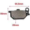 PASTILLA DE FRENO YAMAHA XS 400 / 750 HYD (128)