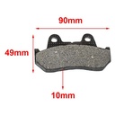 PASTILLA DE FRENO CN 250 / HELIX / CB 450 / REBEL 500 HYD (130)