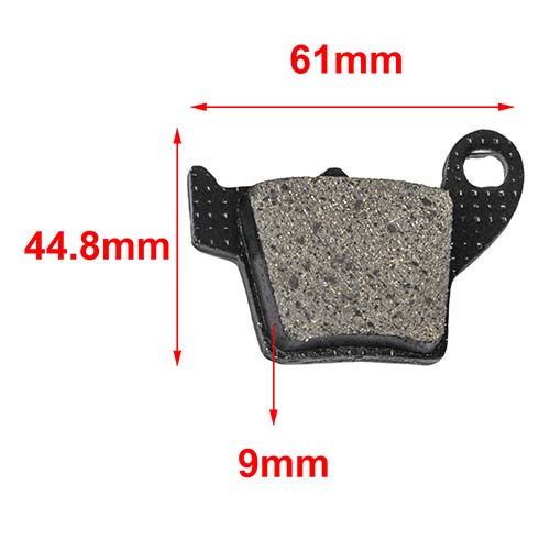 PASTILLA DE FRENO HONDA CR 125 / 250 / 02 / 04 TRASERA HYD (131)