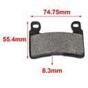 PASTILLA DE FRENO HONDA CBR 900 / 600 99 / 03 DELANTERA HYD (133)