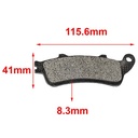 PASTILLA DE FRENO HONDA CB 110 / CBR 1100 / VFR 800 HYD (134)