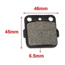 PASTILLA DE FRENO SUZUKI LT 230 / 250 YAMAHA YZ 80 / 125 HYD (142)