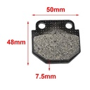 PASTILLA DE FRENO GILERA YL 150 HYD (148)