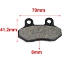 PASTILLA DE FRENO MOTOMEL X3M HYD (149)