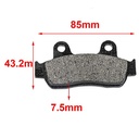 PASTILLA DE FRENO HONDA ELITE BIZ V-MEN HYD (150)