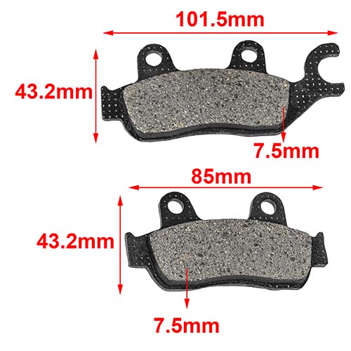PASTILLA DE FRENO HONDA STORM 125 M/NUEVO HYD (151)