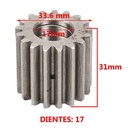 ENGRANAJE DE TRANSMISION ALTO HONDA 100 WAVE NF-M3/MH3/FULL/WAVE (Z17) CREUSO (3532-000)