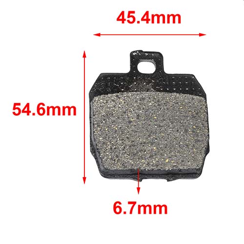 PASTILLA DE FRENO GUERRERO PULSAR ROUSER 220 TRASERO HYD (152)