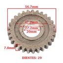 ENGRANAJE INTERME. Z-29 ZANELLA 150 RX/G3/FULL/PATAGONIAN EAGLE 4T-5V CREUSO (4268-000)