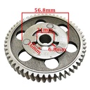 ENGRANAJE PRIMARIO DE ACERO C/DIENTE HELICOIDAL Z-53 ZANELLA 50 KS V3 (2T) CREUSO (274-000)