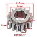 ENGRANAJE S/PRIMARIO 2 Z-17 GUERRERO-MAGIC/TRIP 110 G CREUSO (7420-000)