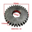 ENGRANAJE S/SECUNDARIO Z-30 ZANELLA 70/ 90 SOL AUTOMATIC/ MONOMARCHA (4T) CREUSO (4143-000)