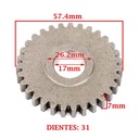 ENGRANAJE S/SECUNDARIO Z-31 ZANELLA 70/ 90 SOL AUTOMATIC/ MONOMARCHA (4T) CREUSO (4145-000)