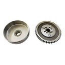 ENGRANAJE Y CAMPANA D/RECTO P/BUJE Z.15-54 ZANELLA 50 KS V3 (2T) CREUSO (697-000)