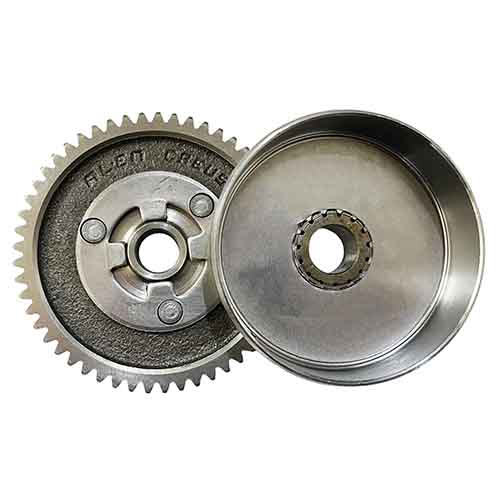 ENGRANAJE Y CAMPANA D/RECTO P/BUJE Z.15-54 ZANELLA 50 KS V3 (2T) CREUSO (697-000)