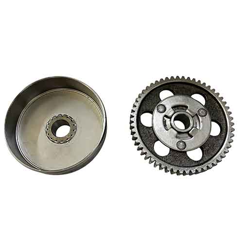 ENGRANAJE Y CAMPANA D/RECTO P/BUJE Z.15-54 ZANELLA 50 MODELO PRO (2T) CREUSO (696-000)
