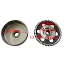 ENGRANAJE Y CAMPANA D/RECTO P/BUJE Z.15-54 ZANELLA 50 MODELO PRO (2T) CREUSO (696-000)