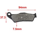 PASTILLA DE FRENO BAJAJ - KTM - BMW - FZ16 DELANTERA HYD (154)