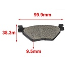 PASTILLA DE FRENO YAMAHA TDM 900 FJR 1300 XV TRASERA HYD (156)