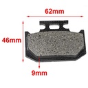 PASTILLA DE FRENO MOTOMEL XMM 250 DELANTERA HYD (157)