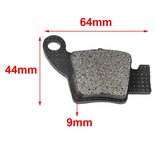 PASTILLA DE FRENO MOTOMEL MEGALLI 250 TRASERA HYD (158)