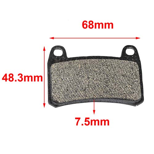 PASTILLA DE FRENO BENELLI 300 - KEEWAY DELANTERA HYD (163)