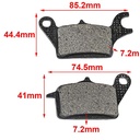 PASTILLA DE FRENO YAMAHA SZ 150 RR HYD (164)