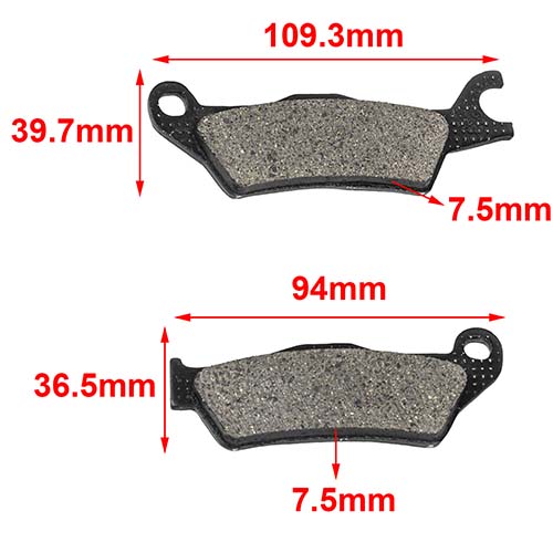 PASTILLA DE FRENO SUZUKI GSX 150 GIXXER HYD (165)