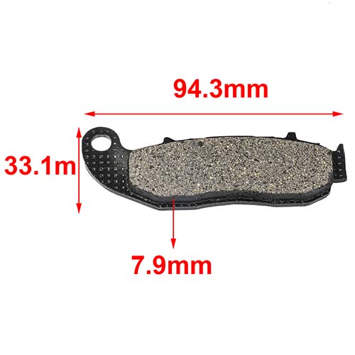 PASTILLA DE FRENO CORVEN TOURING 250 DELANTERA HYD (167)