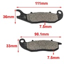 PASTILLA DE FRENO YAMAHA XTZ 250 2017 DELANTERA HYD (168)