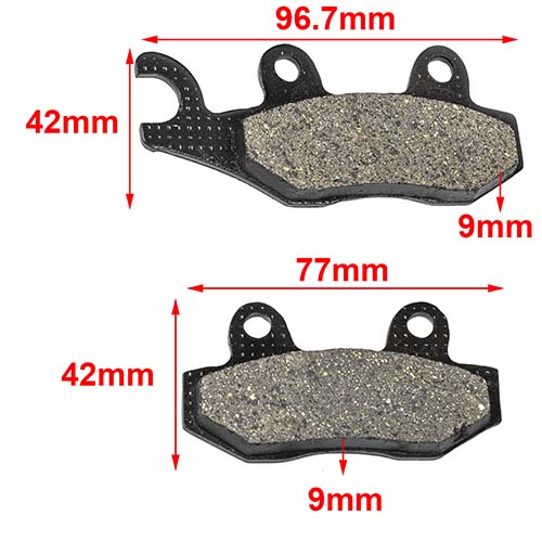 PASTILLA DE FRENO GUERRERO GXR 200 TUNDRA DELANTERA HYD (169)