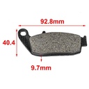 PASTILLA DE FRENO GUERRERO GXR 200 TUNDRA TRASERA HYD (170)