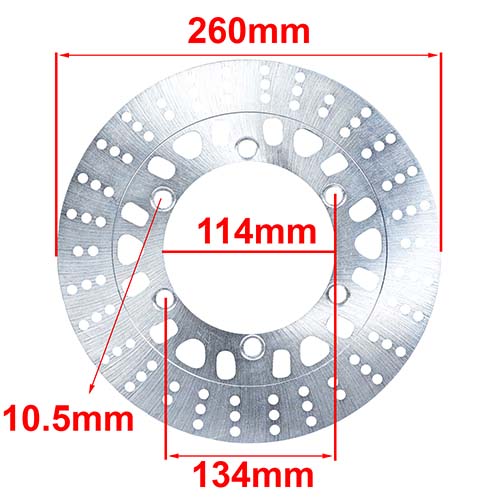 DISCO DE FRENO MONDIAL HD 254 DELANTERO AG8 (D8118)