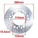 DISCO DE FRENO MONDIAL HD 254 DELANTERO AG8 (D8118)
