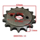 PIÑON DE TRANSMISION HONDA C100 BIZ/ 105 C BIZ/ CUB +1998 (Z15) CREUSO (931-ARG)